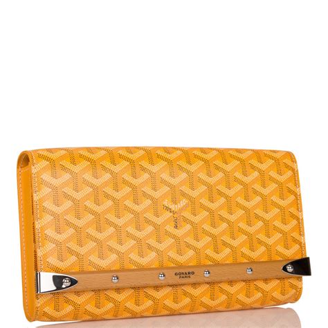 goyard soft clutch|goyard monte carlo clutch price.